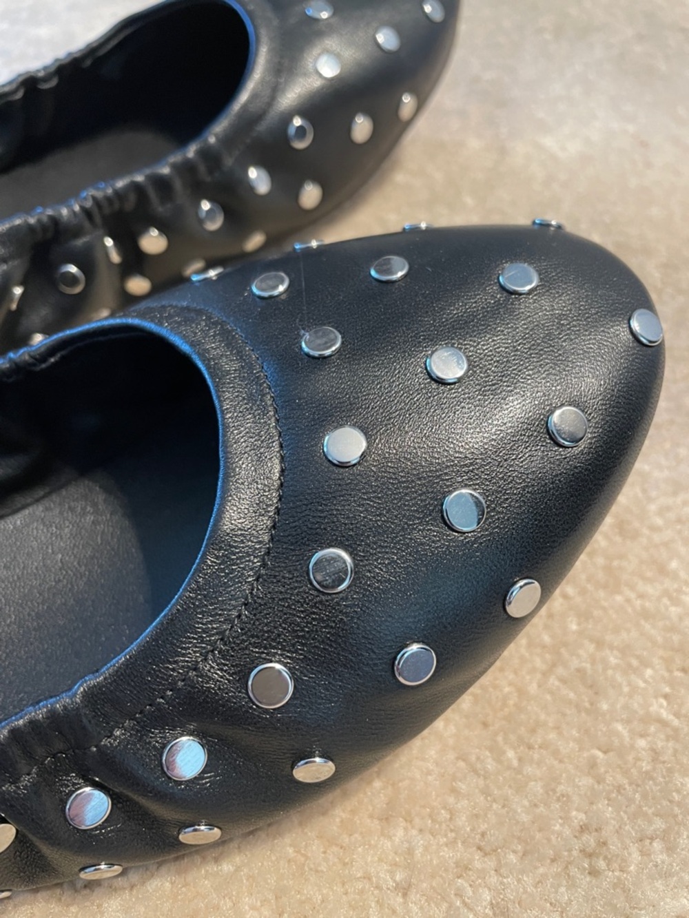Michael Kors Amy Ballet Flats with Studs - Picture 5 of 11